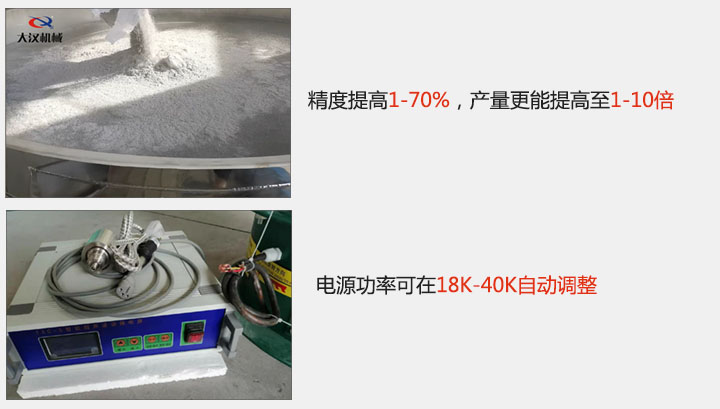 精度提高1—70%，产量更能提高至1-10倍  电源功率可在18K-40K自动调整